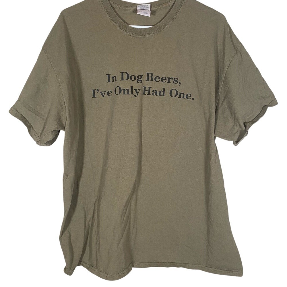 Max's tap Fells Point, Maryland house beer Dog T-Shirt  XL unisex double sided